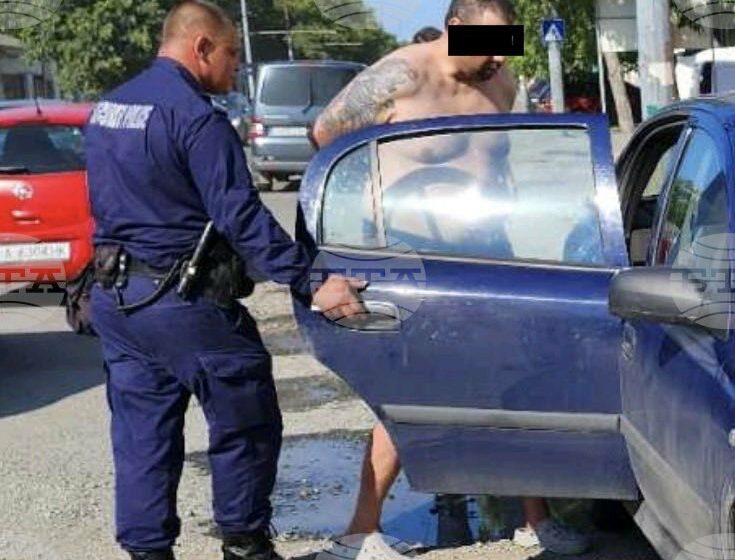  Полицията задържа криминално проявен мъж след гонка в Бургас
