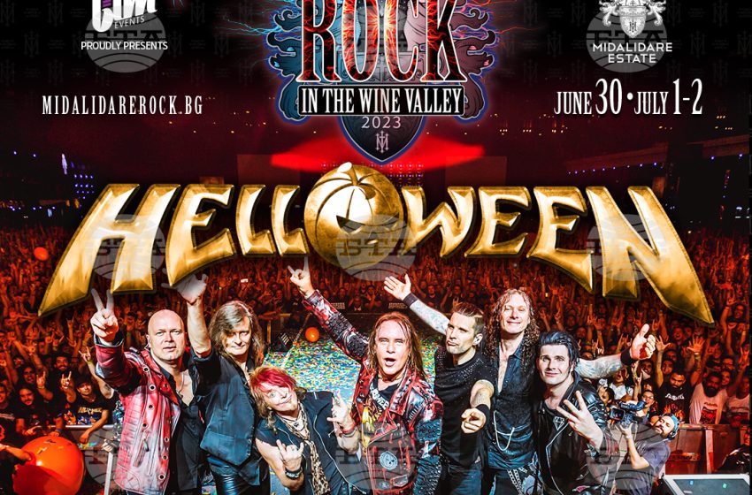  Рок легендите „Helloween“ закриват тазгодишното издание на „Midalidare Rock In The Wine Valley“ 2023