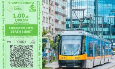 Зелен билет за пътуване в градския транспорт, както и безплатно паркиране в буферните паркинги на метрото се въвеждат за неделя и понеделник (19 и 20 януари) в София. Мерките на Столична община са във връзка с прогнозата на Националния институт по метеорология и хидрология (НИМХ) за очаквания потенциал на замърсяване на въздуха с фини прахови частици (ФПЧ10) в неделя.