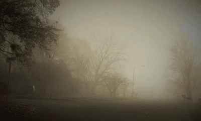 Времето е предимно облачно и на места има силно намалена видимост поради мъгла.