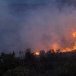 пожар край Рилския манастир