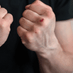 Патрулка пред жилищен блок в Русе