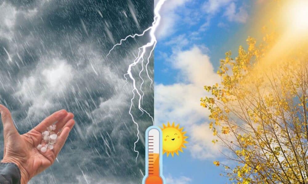 Гръмотевична буря и дъжд над България