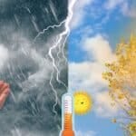 Гръмотевична буря и дъжд над България