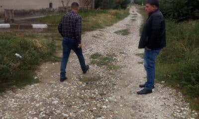 Улица Александър Стамболийски в село Гиген преди рехабилитация