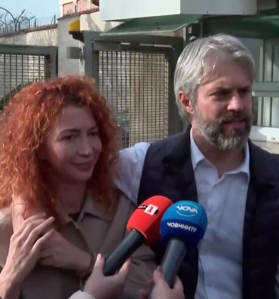 Благомир Коцев пред журналисти след излизането му на свобода