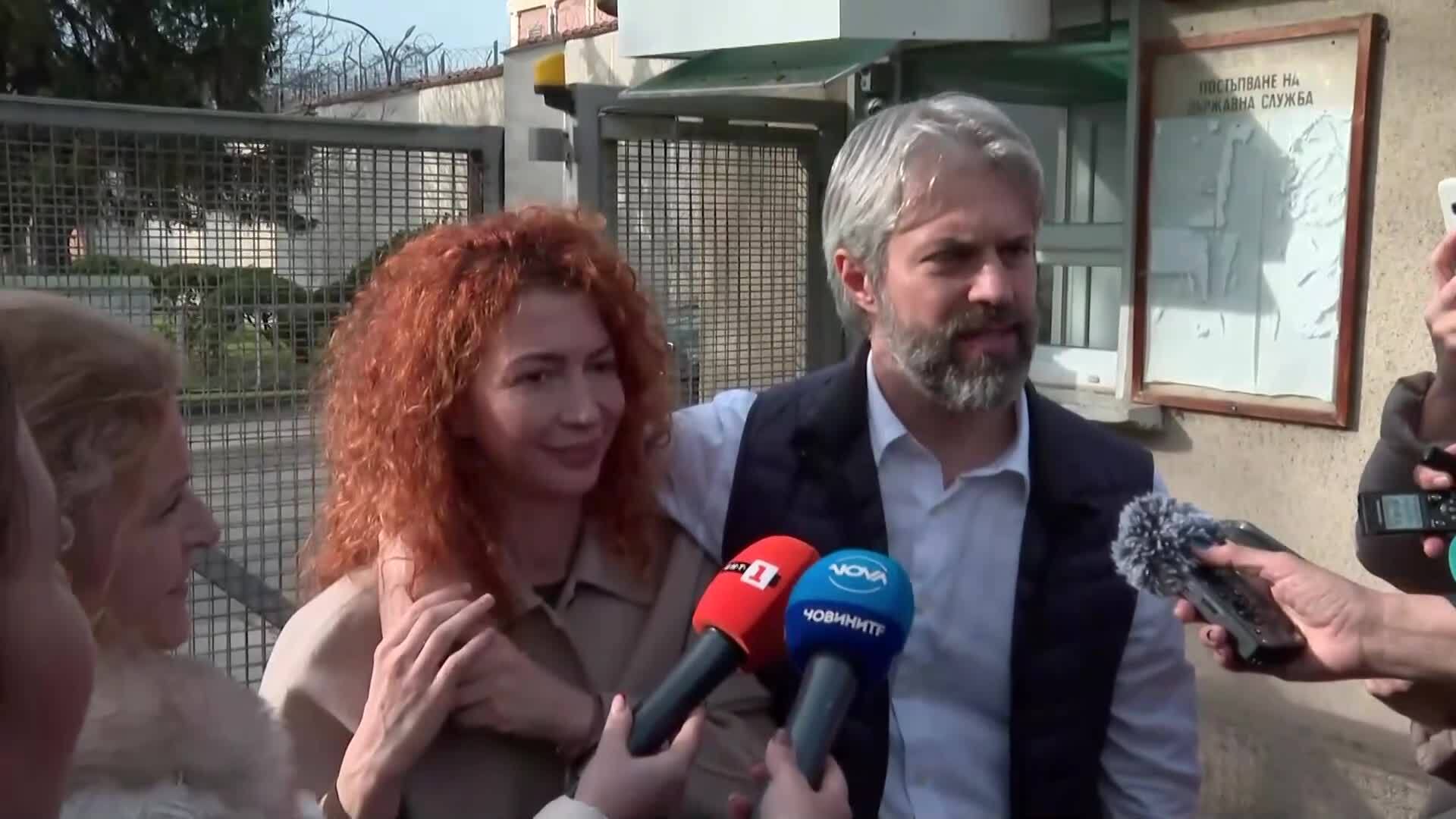 Благомир Коцев пред журналисти след излизането му на свобода