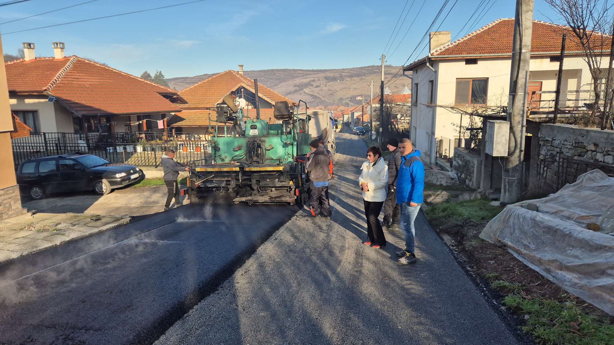 Ремонт на улица &bdquo;Панайот Волов&ldquo; в село Български извор