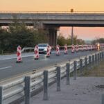 затворен път към струма