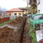 Строителни дейности по реконструкция на водопроводната мрежа в Тетевен