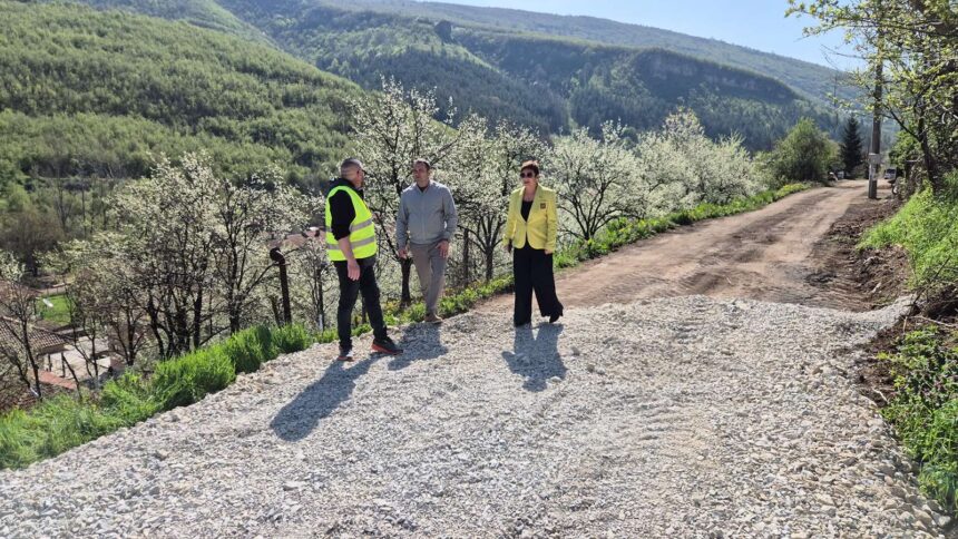 Ремонт на улица „Цар Самуил“ в Градежница - KANAL7