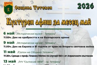 Културен календар в Тетевен през май