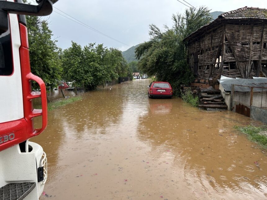 Частично бедствено положение в Габрово и Дряново след проливни валежи