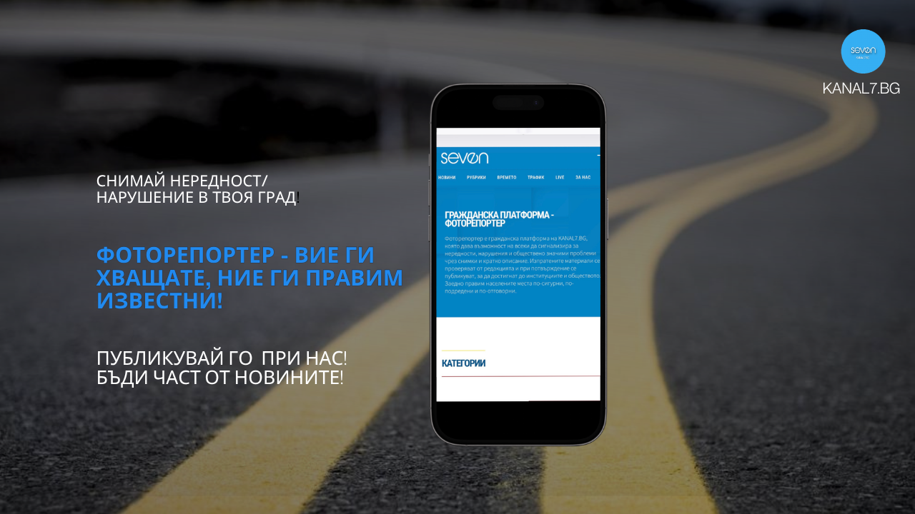 ФОТОРЕПОРТЕР БАНЕР НА КАНАЛ 7