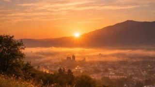 Слънчево есенно време над Северна България на 4 октомври 2026 г., с максимални температури до 24 градуса.